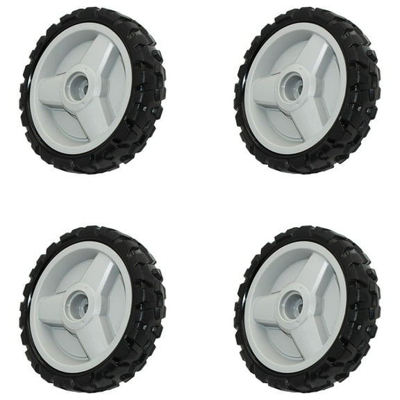 (4) Pack Drive Wheels Fits Husqvarna HU775AWD LC 356AWD HU725AWDH HU725AWDHQ