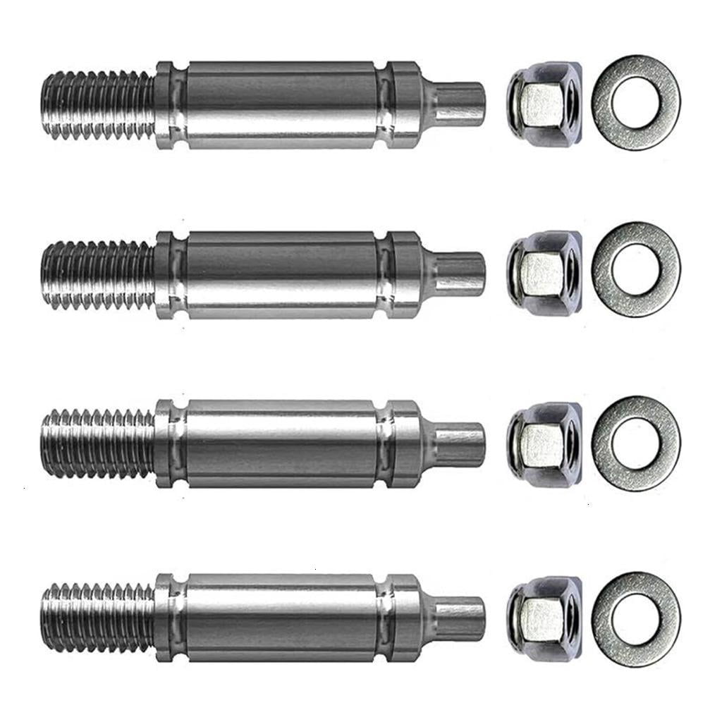 4 Pack Dryer Roller Shafts Replacement Dryer Rollers Household Dryer Maintenance Part Stainless Steel Texture