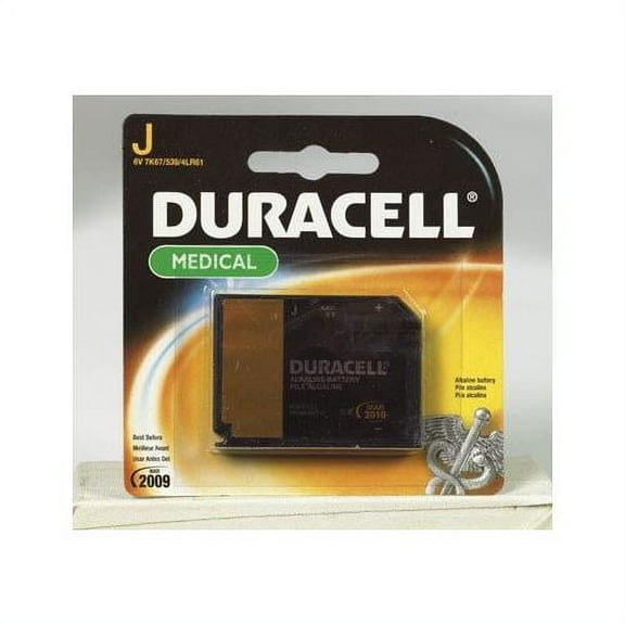 4 Pack Duracell J Battery 6 Volt 7K67B 1 Count Each