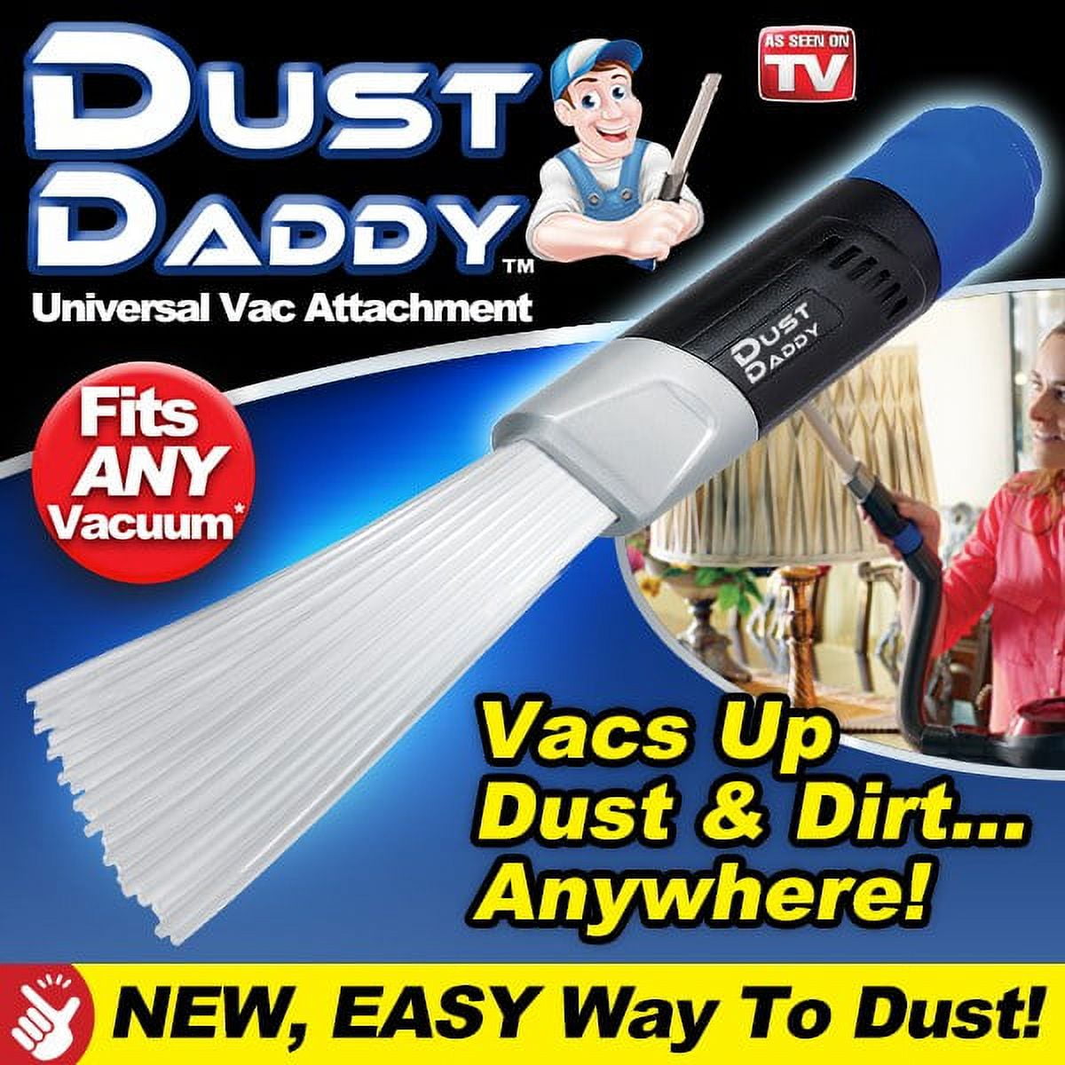 TV Vacuum Attachment Dust Daddy As Seen on Free Shipping New 735541912252