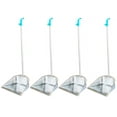 thumbnail image 1 of 4-Pack Dustpan with Long Handle 33.5" Indoor Outdoor Stainless Steel Dust Pans, 1 of 7