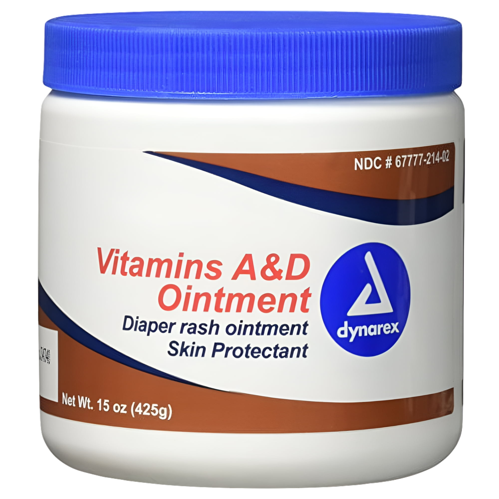 4 Pack Dynarex Vitamin A&D Ointment 15 oz. Jar - Skin, Rash, Tattoo, Small Burns