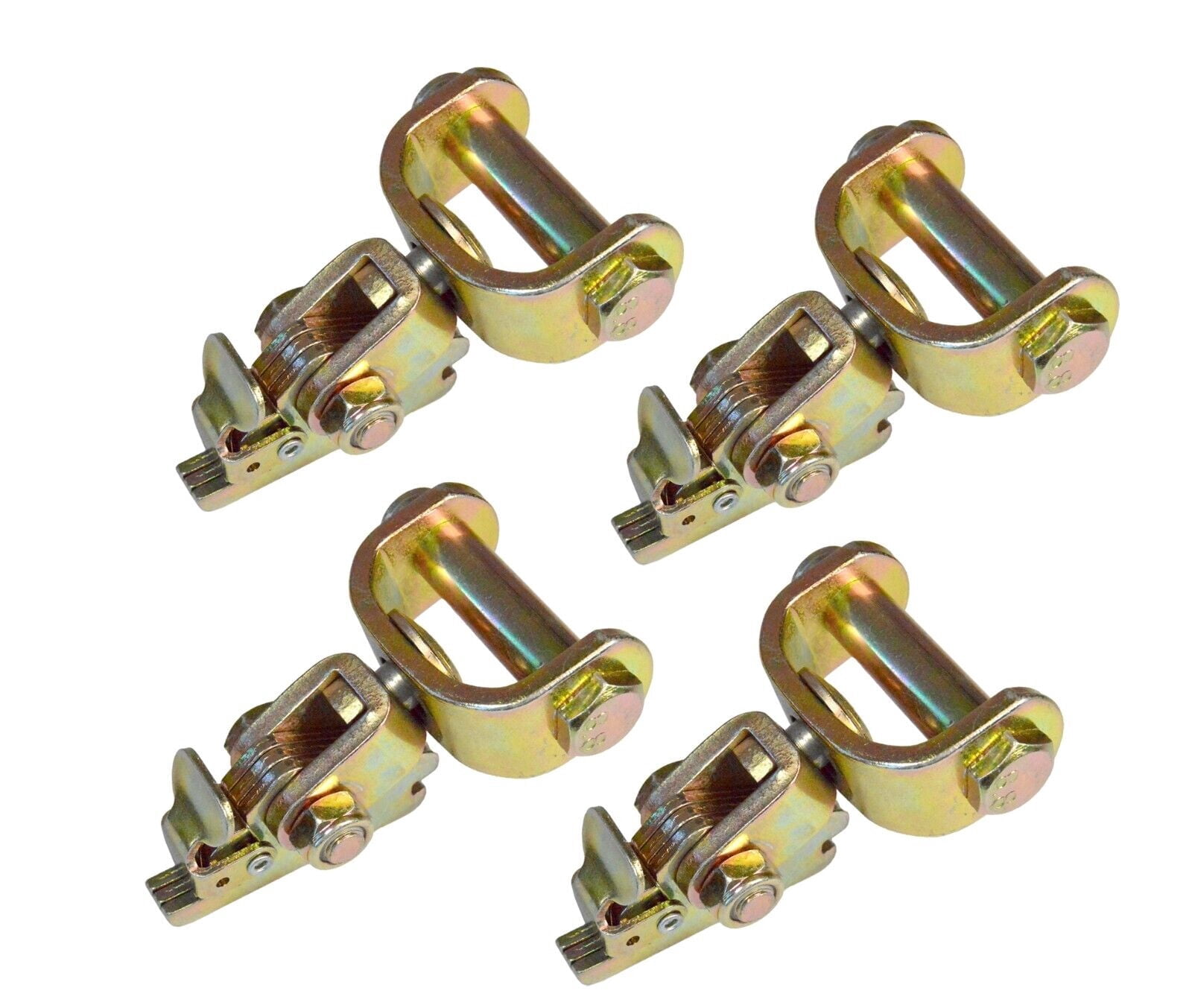 Mega Cargo Control 4 Pack Heavy Duty E-Track Swivel Idler Tie-Down Anchors – 1,666 lb WLL