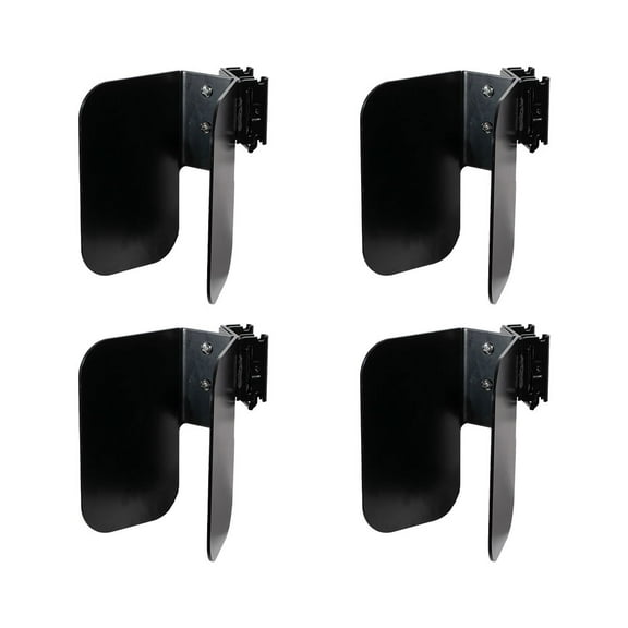 4 Pack E-Track Motorcycle Wheel Chock for E-Track/X-Track System, Compatible w/ 7" Wide Tires, E-Track Accessories for Mount Dirt Bikes, Vans, Toy Haulers, and Trucks