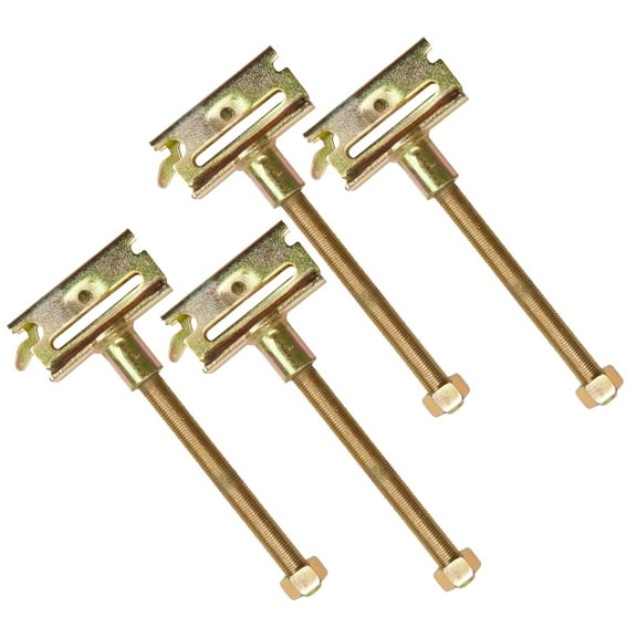 (4 Pack) E-Track Spare Tire Holder for Truck,Trailer E-Track System - Spring-Loaded Clips