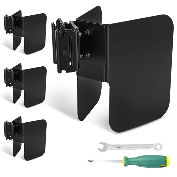 4 Pack E-Track Wheel Chock for E-Track System E-Track Accessories for Enclosed Trailer E Track Motorcycle Wheel