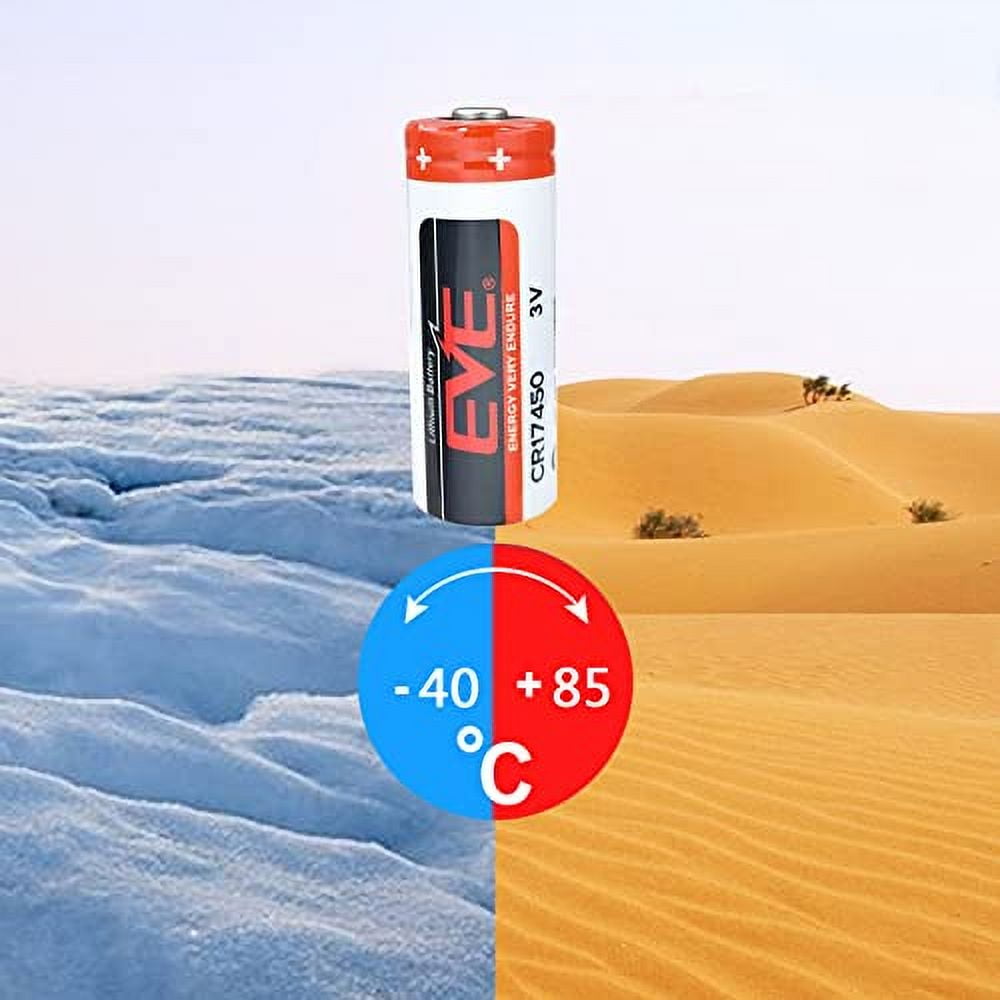 Source No Passivatoin Priary Lithiu Battery CR17450 2400Ah 3.0V Li-nO2 Cylin - Foto 3