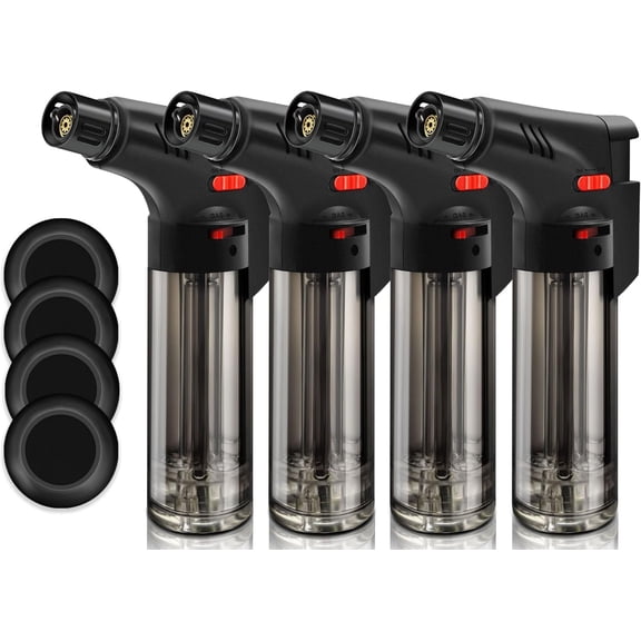 4 Pack Eagle Jet Torch Gun Lighter Adjustable Flame Windproof Butane..........