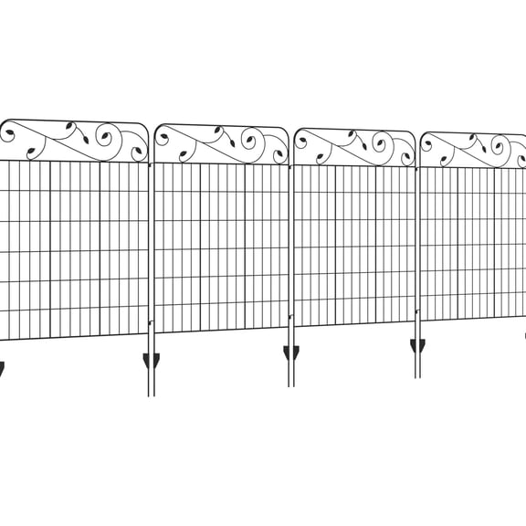 4-Pack - Easy Connect - Garden Flower Bed - Animal Barrier Function