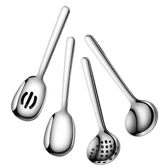 4 Pack Elegant Cutlery Set Kitchen Tool Kitchen Utensils 304Stainless Steel Cooking Utensils Present for Cooking People