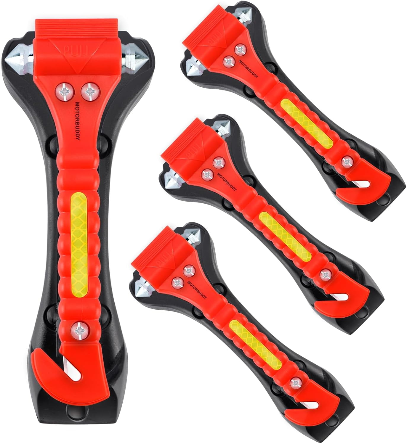 Vulevirtue Emergency Hammer For Car, Emergency Hammer Car With Belt Cutter, 2 In 1 Seat Belt Cutter, Emergency Hammer, Compact Portable Emergency Hammer Car Window Breaker Emergency Tool For Car, Bus - View #6