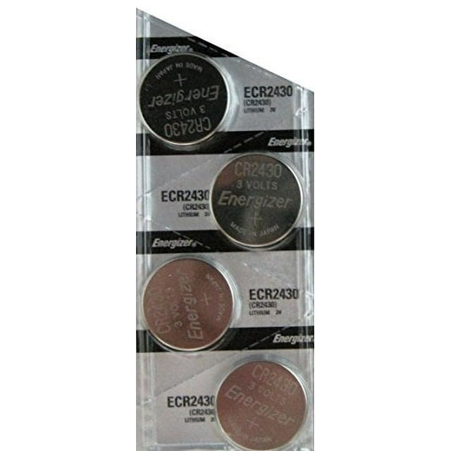 4 Pack Energizer CR2430 Lithium Coin Button Cell battery