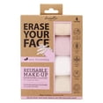 thumbnail image 1 of 4-Pack Erase Your Face Eco Makeup Removing Cloths, White, Blush, Nude, 1 of 7