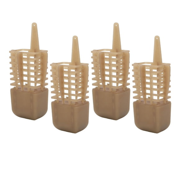 4-Pack European Style Carp Fishing Nesting Device - Fixed Point Cage Nest Feeder Tackle - 40g