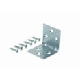thumbnail image 1 of 4 Pack Everbilt 1-1/2 in. Zinc-Plated Double-Wide Corner Support Braces, 20754, 1 of 2