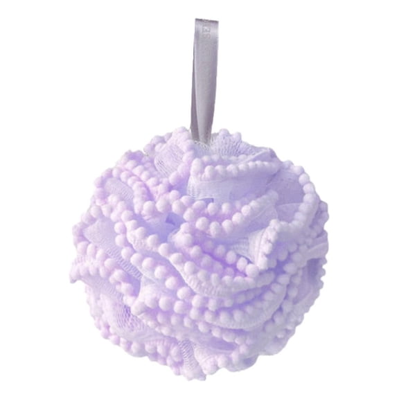 4-Pack Exfoliating Loofah Sponge - 60g Dense Mesh - Soft PE Material for Body Scrub & Rich Lather