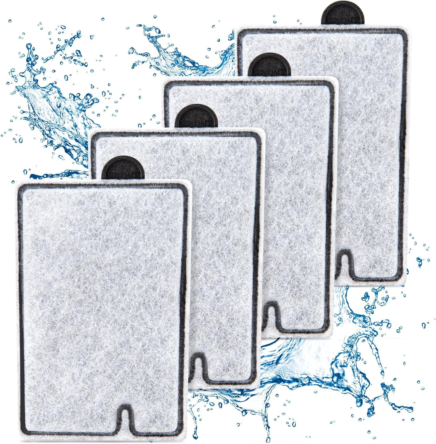 4 Pack Extra Small Fish Tank Filters for Aqueon QuietFlow E Internal