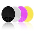 thumbnail image 1 of 4 Pack Face Scrubber,Soft Silicone Facial Cleansing Brush Face Exfoliator Blackhead Acne Pore Pad Cradle Cap Face Wash Brush, 1 of 6