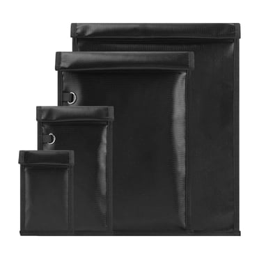 5-Pack Faraday Bags EMP Proof - Signal Blocking Pouches For Phones, Laptops, Key Fobs & Devices