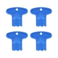 thumbnail image 1 of 4-Pack Faucet Aerator Removal Wrench, Blue Plastic Key Tool for Recessed Sink Aerators, Universal Aerator Wrench for Bathroom and Kitchen Faucets, 1 of 7