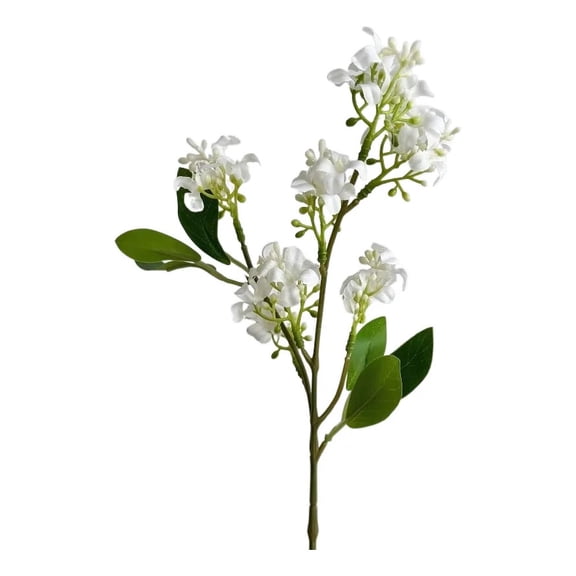 4 Pack Faux Lilac Bouquets 39 cm Artificial Plastic Flowers for Home Decor Wedding Centerpieces
