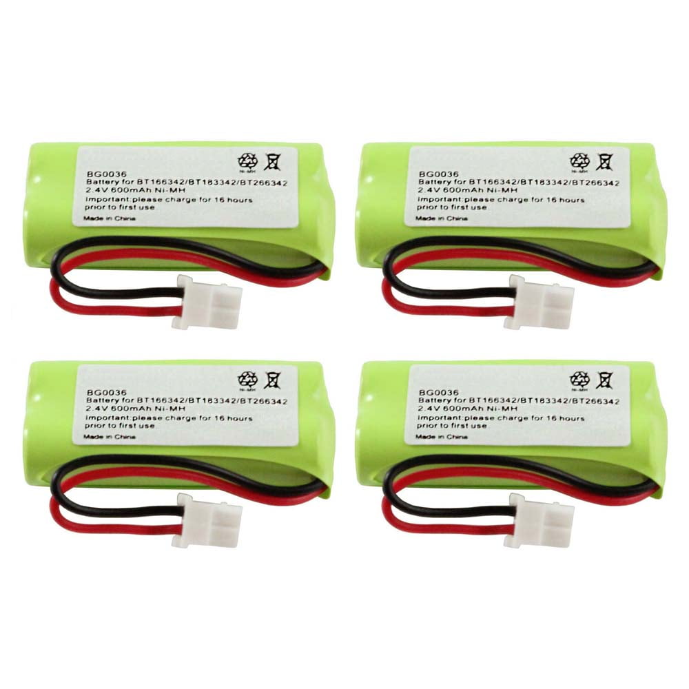 4-Pack Fenzer Home Phone Battery BG0036 for Vtech CS6114 CS6124 CS6328 ...