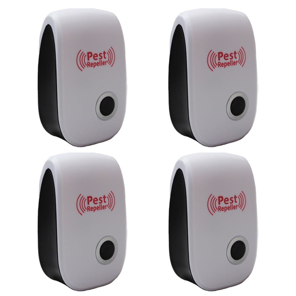 4-Pack Fenzer Ultrasonic Pest Control Repeller, Mouse Spider Mice Roach ...