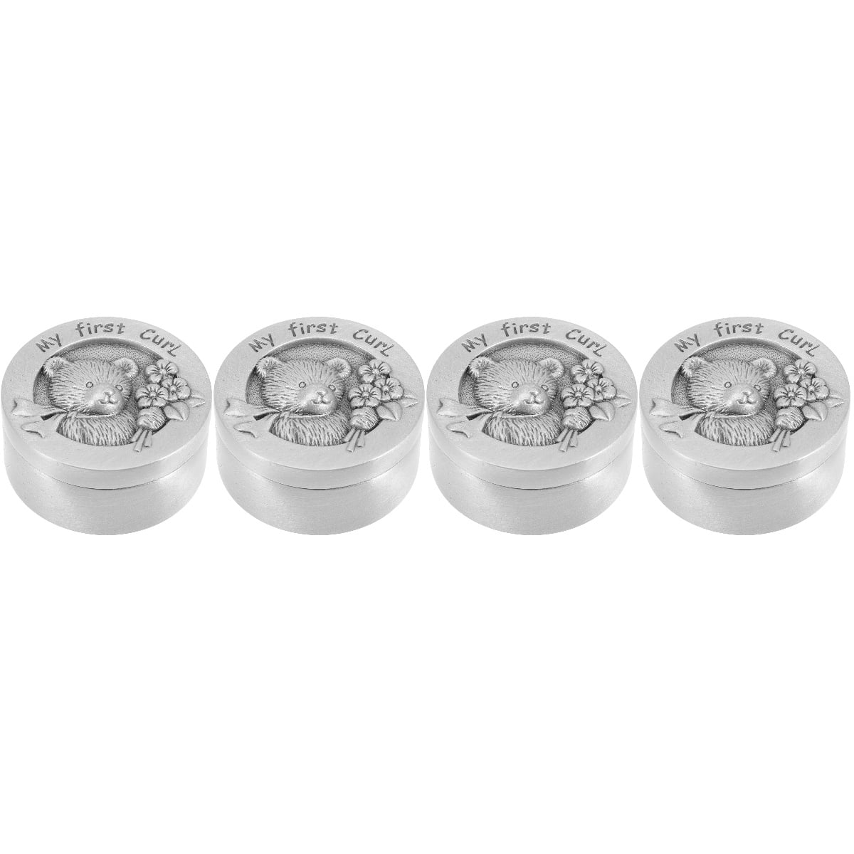 4 Pack Fetal Hair Holders for Kids Keepsake Baby Container Kit ...