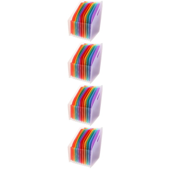 4 Pack Filing Organizer Folder Fine Workmanship File Student