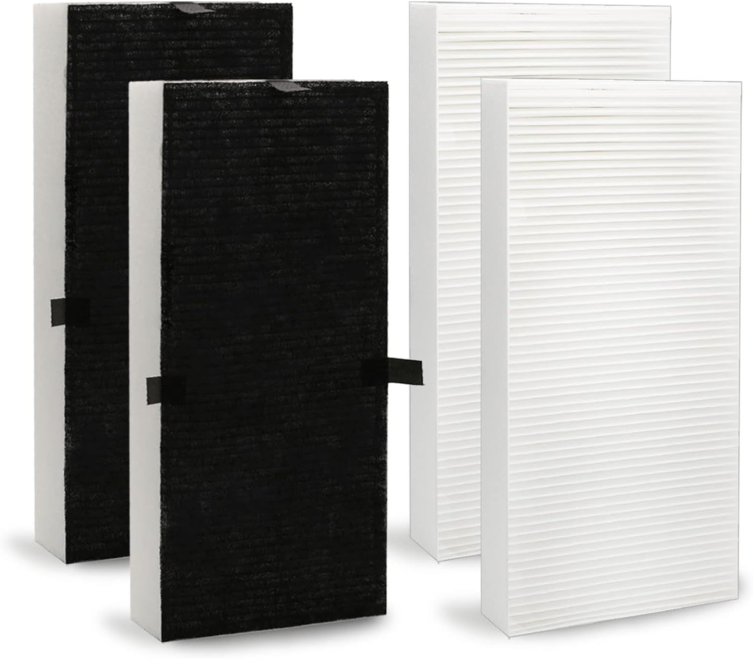 4-Pack Filter U Replacement For U Filter HRF201B and for Febreze FRF102B, Fits for HW HHT270, HHT290, FHT170, FHT180, FHT190