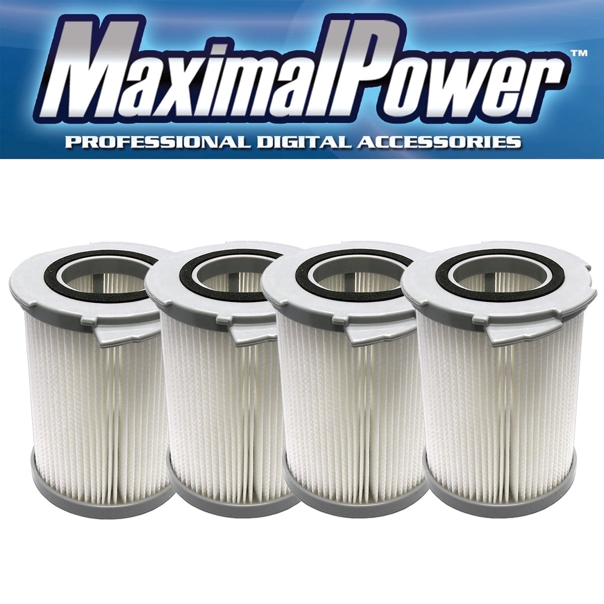 4 Pack Filter for Hoover WindTunnel 59134033 Vacuum Filters Fits Hoover Bagless Canisters: S3755, S3765, S3755-045, S3755-080, S3765-040