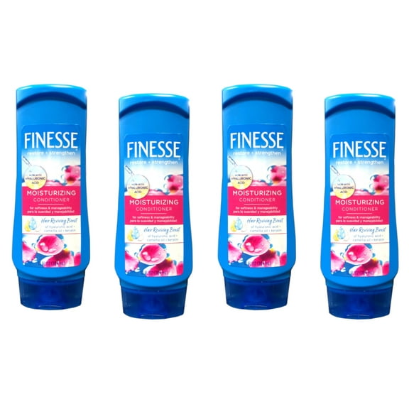 4 Pack - Finesse Moisturizing Conditioner Restore + Strengthen, 13 FL OZ
