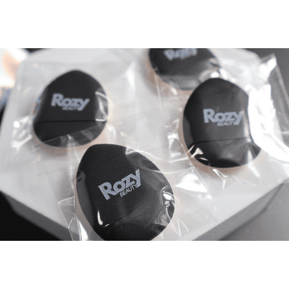 4-Pack Finger Puff Set | Individually Wrapped, Soft, Reusable, Eco-Friendly Makeup Applicators | Perfect for Blending, Contouring, and Touch-Ups