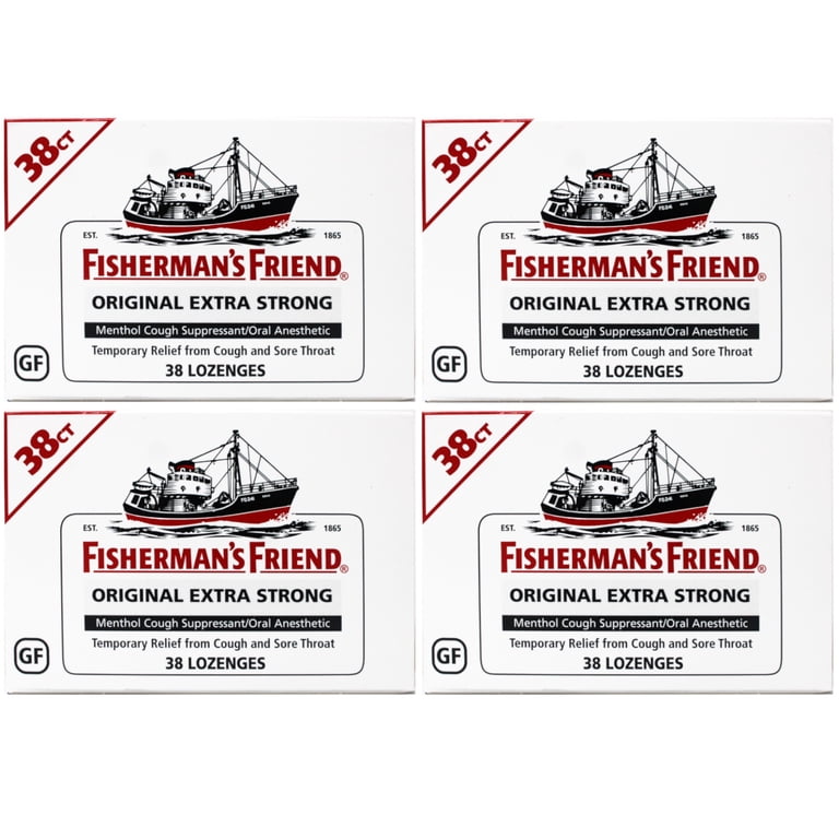 4 Pack - Fisherman's Friend Original Extra Strong Menthol 38