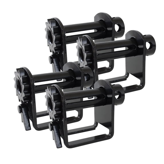(4 Pack) Flatbed Trailer Winch - Standard Slider - (Compatible with East Sliding Tracks)