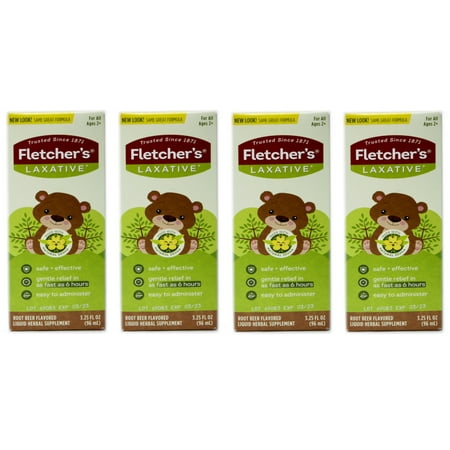 4 Pack - Fletcher's Laxative For Kids 3.50oz Each