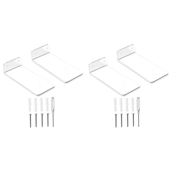 4 Pack Floating Shoe Display,Shelves Wall Mount Levitating Shoe Display Stand for Sneaker Collection or Shoes Box