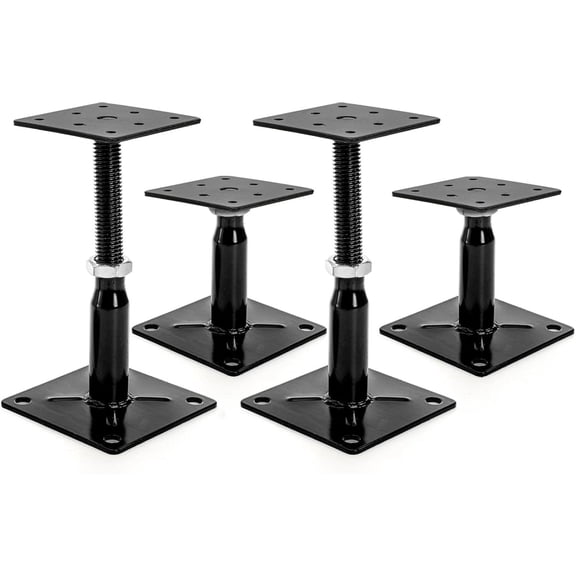 4 Pack Floor Jack Posts Adjustable 4-7 Heavy Duty Support Jacks Joist Deck