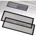 thumbnail image 1 of 4 Pack Floor Register Screen Vent Mesh - Happon 4x10 inch Plastic Rectangle Air Vent Screen Cover, Magnetic Vent Mesh Cover for Ceiling Wall Floor Catch Debris Hair Dust, 1 of 7