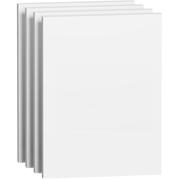 4 Pack Foam Board 30"x40", 3/16 Inch Thickness White Poster Board, Double-Sided Acid-Free Foam Core Board, Large Lightweight Polystyrene Mat Board for Painting, Display, Craft & School Projects