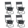 thumbnail image 1 of 4 Pack Folding Chair With Storage Bag 280lbs Maximum Loading Capacity Portable Chair For Camping Picnics Fishing, 1 of 9
