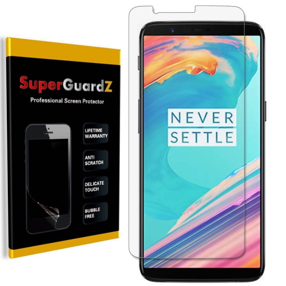 [4-Pack] For OnePlus 5T - SuperGuardZ Ultra Clear Screen Protector [Anti-Scratch, Anti-Bubble] + 2 Stylus Pen