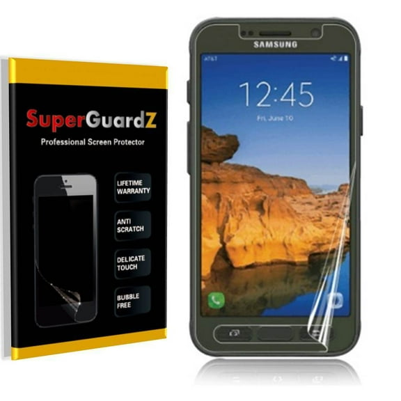 [4-Pack] For Samsung Galaxy S7 Active [NOT For Samsung S7] - SuperGuardZ Ultra Clear Screen Protector, Anti-Scratch, Anti-Bubble