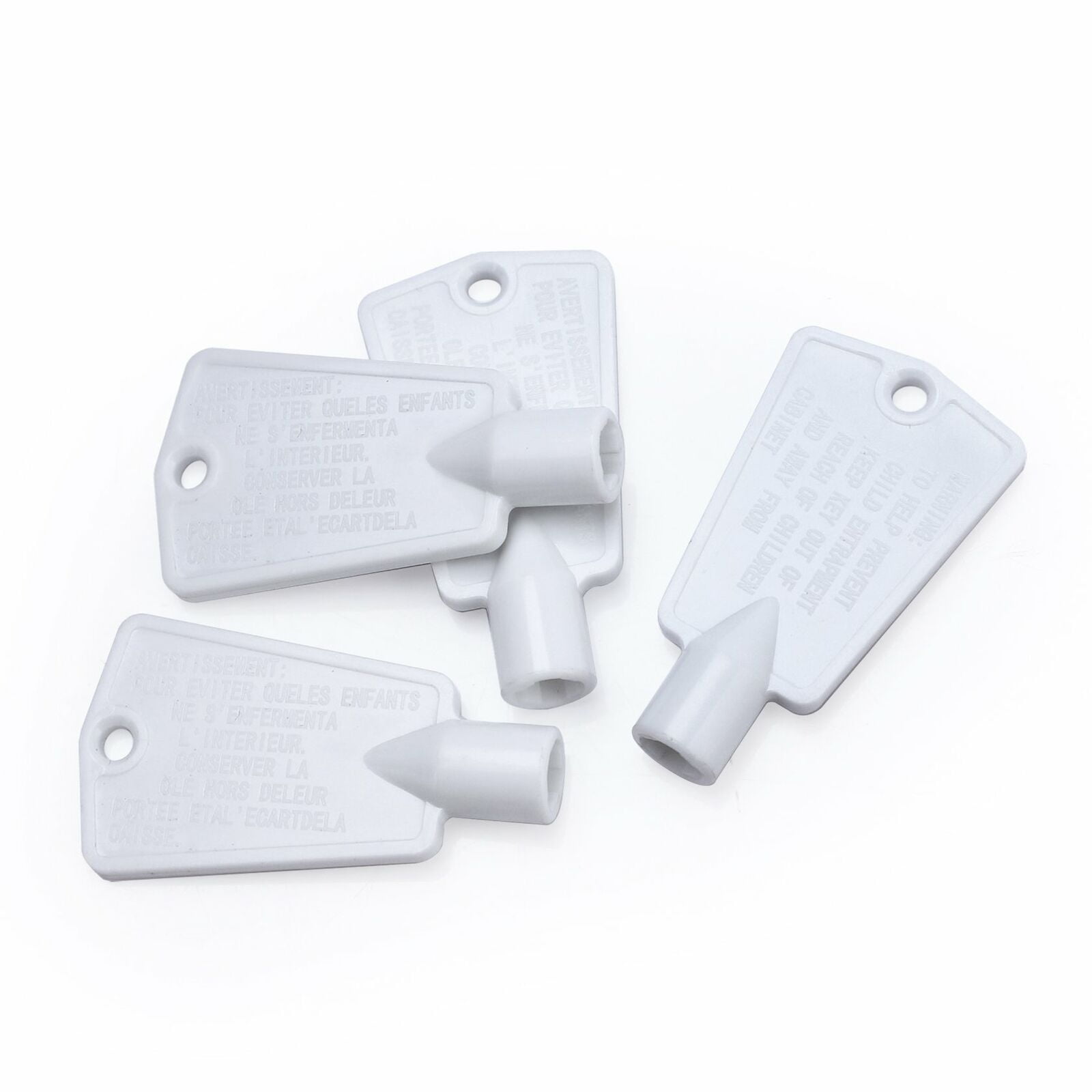 4 Pcs Frigidaire Freezer Door Lock Key 297147700 for Whirlpool Maytag
