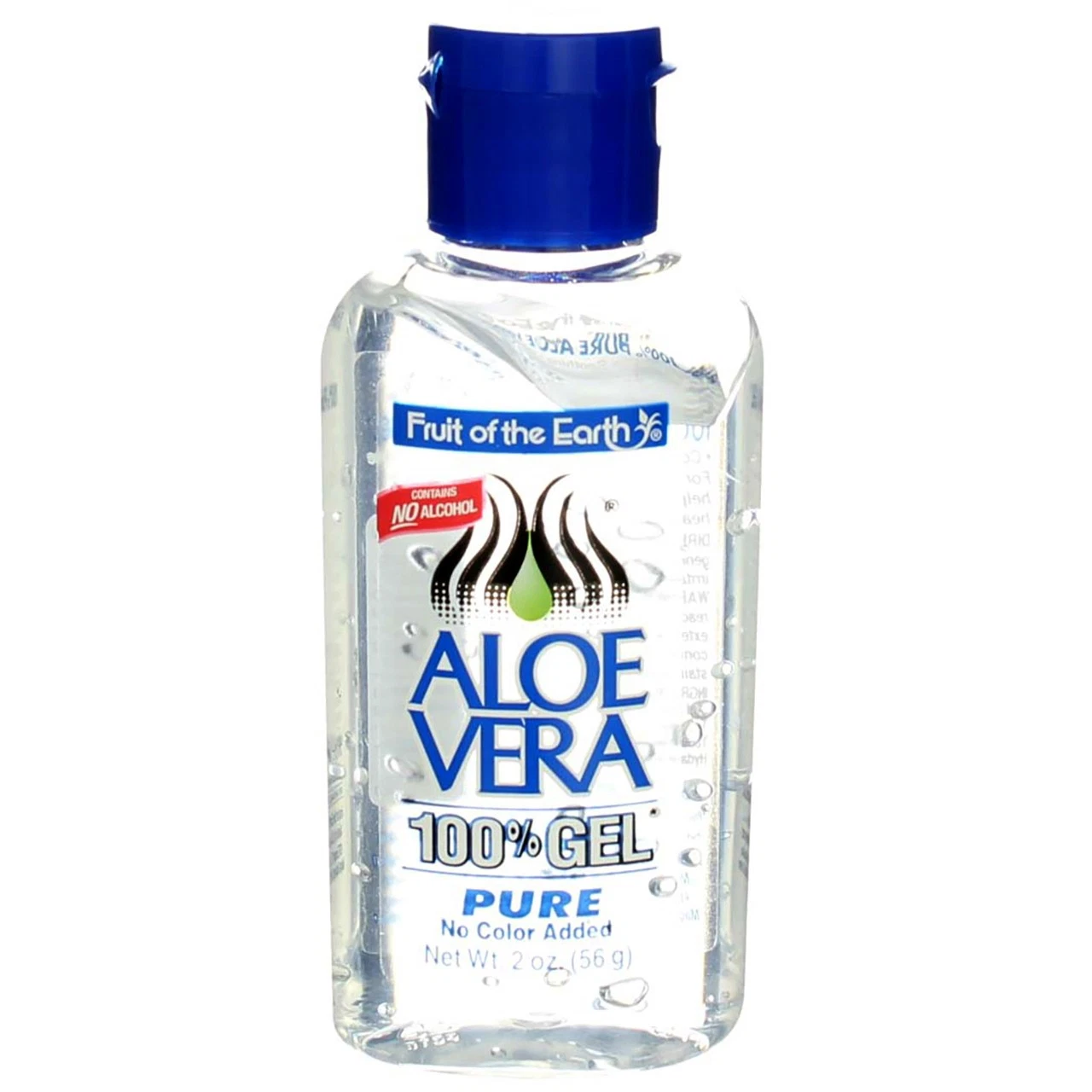 4 Pack Fruit Of The Earth Aloe Vera Alcohol Free 100% Gel, 2 Oz