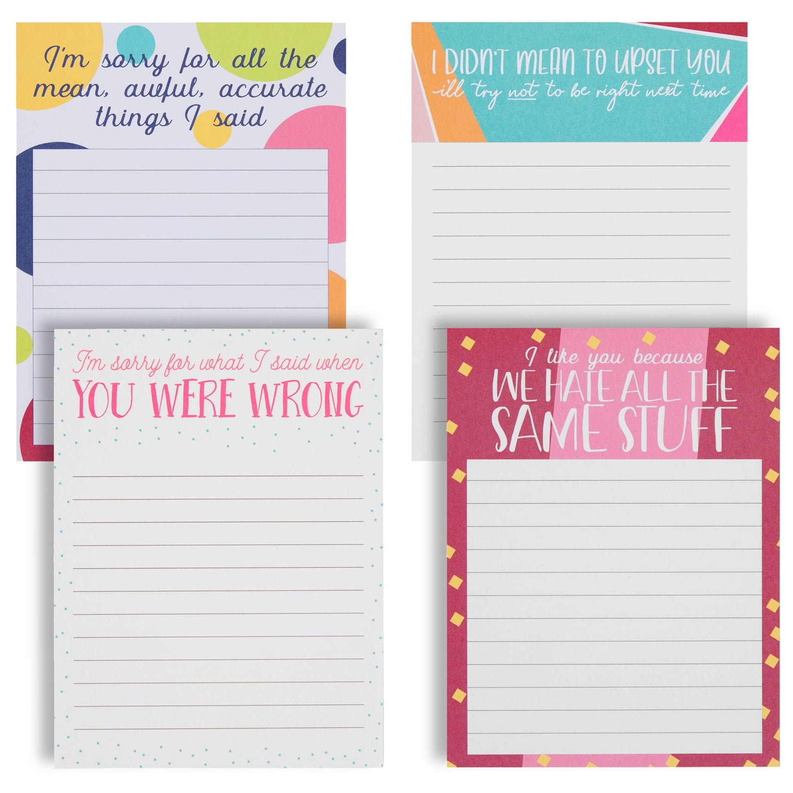 24 Pcs Sarcastic Notepads with Sayings Pens Funny Sticky Notes for Adults 3  x 4 Inch to Do List Funny Notepads for Coworker Gifts(Sarcastic)
