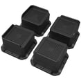 thumbnail image 1 of 4 Pack Furniture Risers 2 Inch, Adjustable Bed Risers Heavy Duty for Table Desk Couch Chair Sofa Cabinet Bed Legs Dorm, Square Stackable Bed Raisers Blocks Lift Height, 1 of 7
