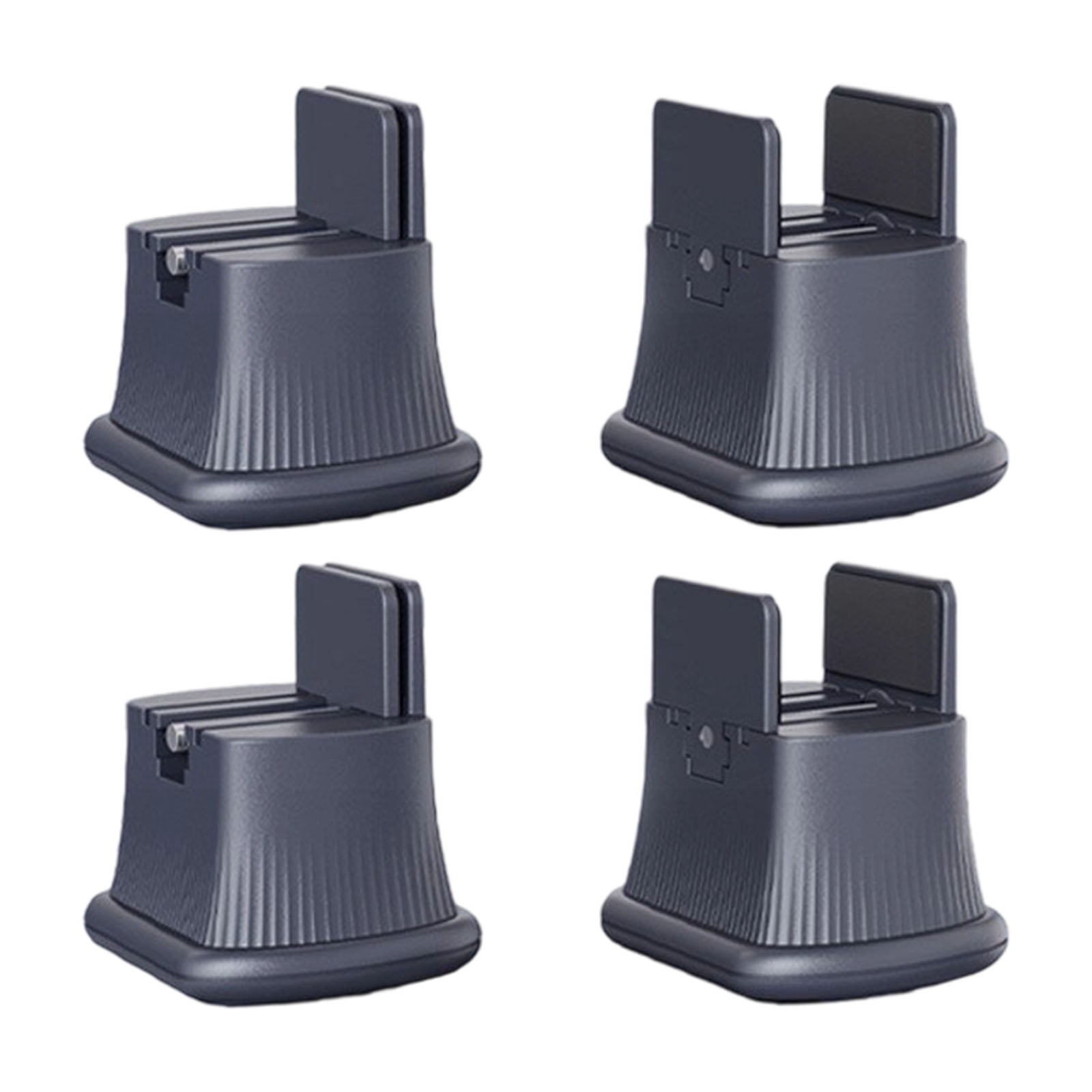 4-Pack Furniture Risers, 360-Degree Rollers with Smooth Movement for ...