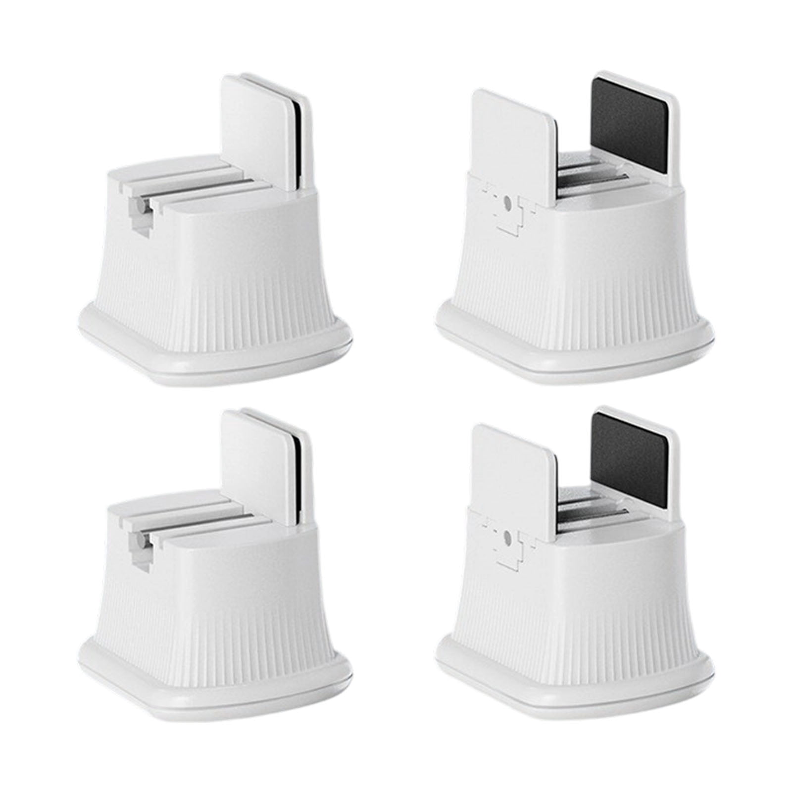 4-Pack Furniture Risers, 360-Degree Rollers with Smooth Movement for ...