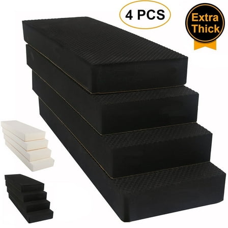 4 Pack Garage Wall Protector Bumper Guards - Universal 1-3/16" Thick Car Door Edge EVA Foam Padding for Warehouse Parking